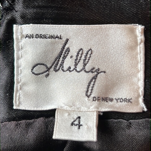 Milly Black & White Geometric Circles Mini Skirt - Picture 5 of 8